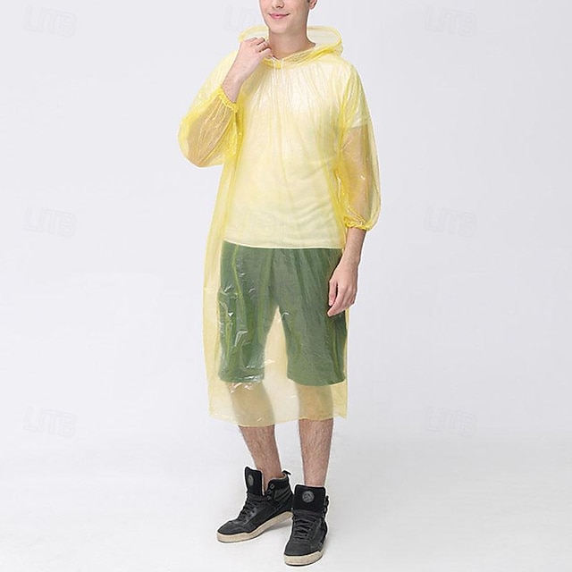  Unisexe Imperméable de randonnée Extérieur Imperméable Léger Résistant à la déchirure Bâche de pique-nique Tenues de randonnée Vêtements de randonnée Printemps Automne capuche Imperméable Poncho de