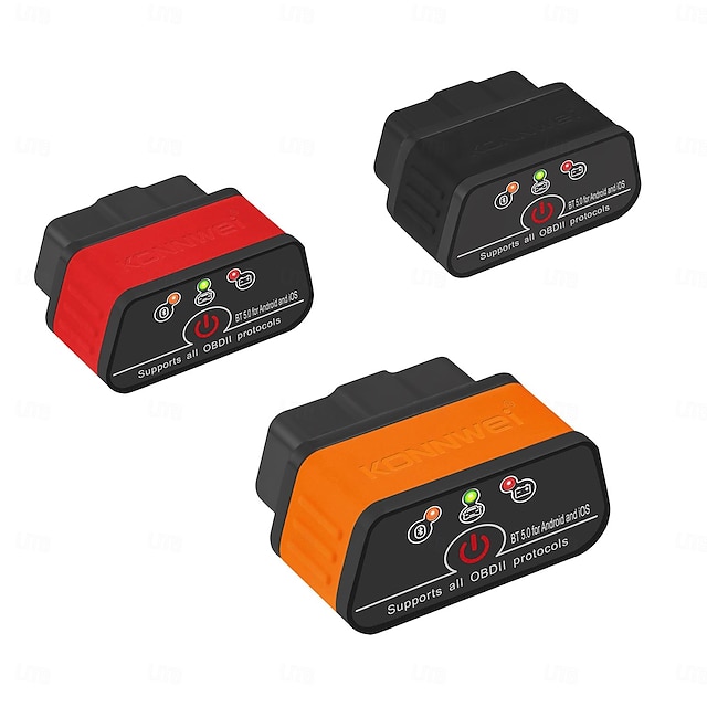  Fyautoper konnwei kw903 elm327 obd2 escáner de coche bluetooth 4,0 5,0 compatible con elm327 v1.5 pic18f25k80 chip herramientas de diagnóstico de coche automotriz