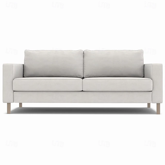 3 Seater Velvet Sofa Cover Solid Color Quilted Velvet Slipcovers KARLcover LITB PRIME cover 17