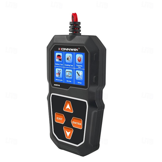  StarFire KONNWEI KW218 Car Motorcycle Battery Tester 12V 6V Battery System Analyzer 2000CCA Charging Cranking Test Tools for the Car