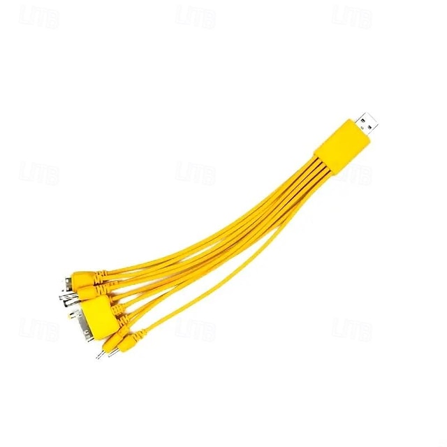  un cavo dati drag ten per telefono cellulare usb10 e 1 cavo di ricarica dieci in uno per la ricarica della luce da campeggio