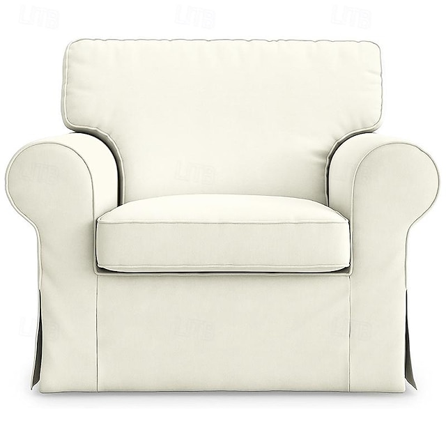  βαμβακερό ektorp κάλυμμα καναπέ καρέκλας 1 καθίσματος με κάλυμμα μαξιλαριού, ανταλλακτικό κάλυμμα πολυθρόνας ikea ektorp 1 κάλυμμα καναπέ καθίσματος για σκύλους, ανταλλακτικό προστατευτικό επίπλων
