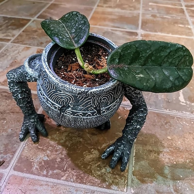  ornement de statue de garçon de pot d’anneau d’elden pour le pot de plante, collection à la maison, cadeau pour des enfants