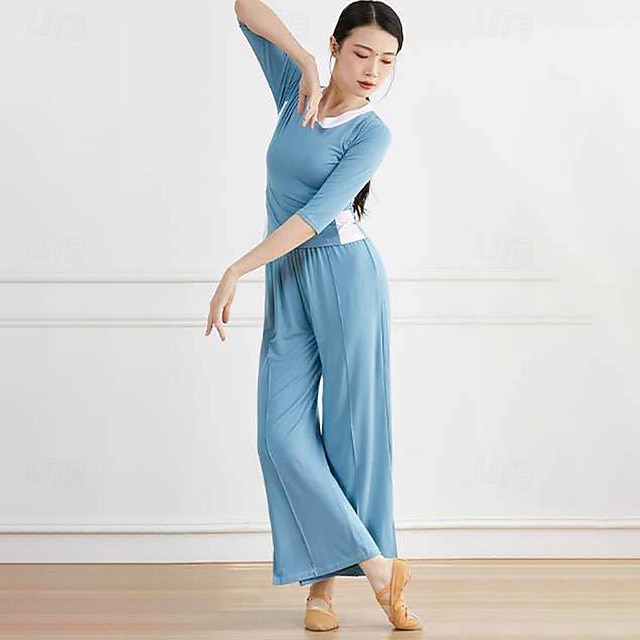  Urheiluvaatteet Toppi Puhdas Väri Liitos Naisten Suoritus Kouluts Puolihiha Korkea Polyesteri