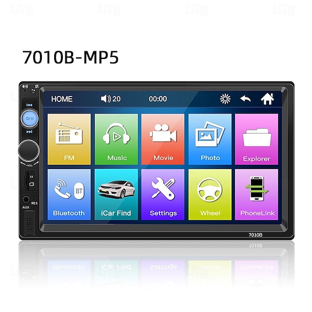  Fyautoper carro estéreo duplo din rádio do carro 7 polegada mp5 player tela sensível ao toque rádio fm receptor de áudio multimídia player 7010b dropshipping