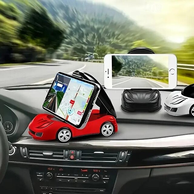  Soporte creativo para teléfono de coche modelo de coche soporte para teléfono de navegación de ventilación de coche soporte para teléfono de casa