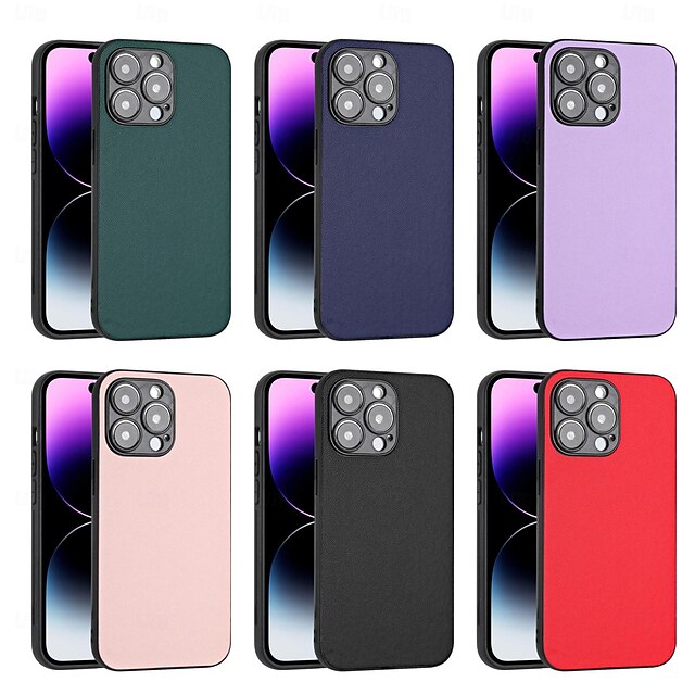  telefone Capinha Para iPhone 15 Pro Max Plus iPhone 14 13 12 11 Pro Max Plus Mini SE Capa traseira Antichoque Retro TPU Couro PU