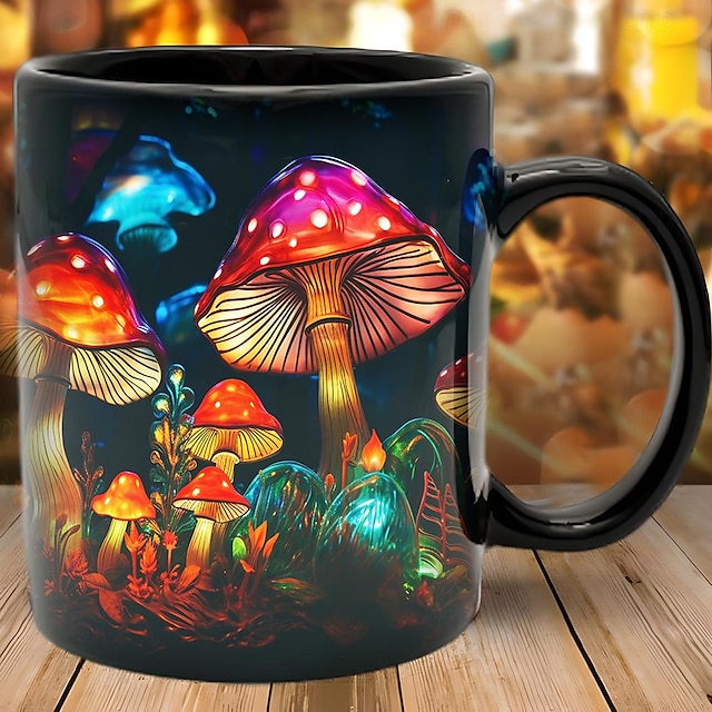  paddestoelfantasiemok - trippy mistig natuurontwerp, perfect cadeau voor natuurliefhebbers en fantasieliefhebbers