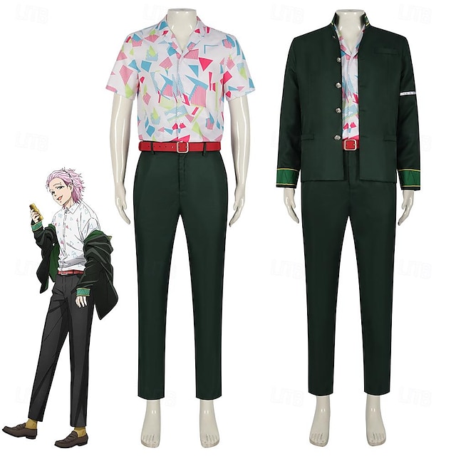  Vindbryter Haruka Sakura Anime Cosplay-drakter Halloween Karneval Til Herre Dame