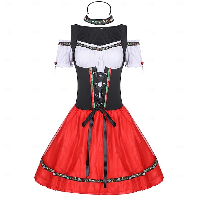 Carnival Oktoberfest Beer Costume Dirndl Trachtenkleider Maid Sexy ...