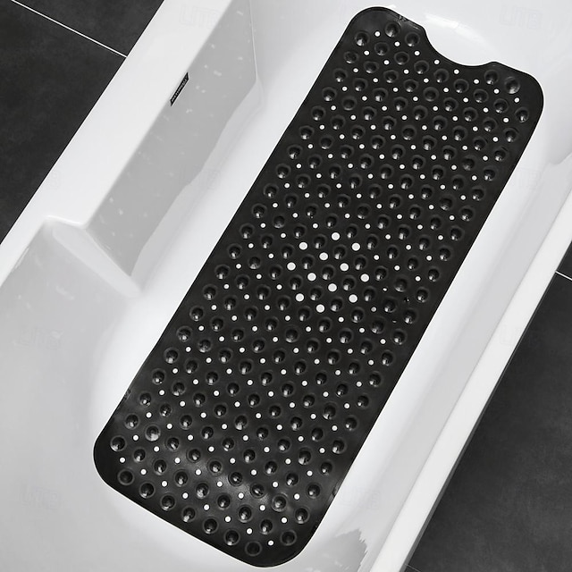  Badewannenmatte, rutschfeste Badematte für die Wanne, 101,6 x 40,6 cm, Duschmatte mit Saugnäpfen, extragroß und maschinenwaschbar, Badematten für das Badezimmer