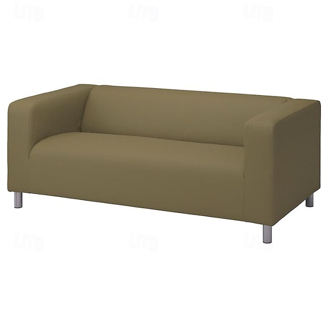  Klippan Sofabezug aus 100 % Baumwolle, einfarbig, gesteppte Schonbezüge, IKEA-Serie