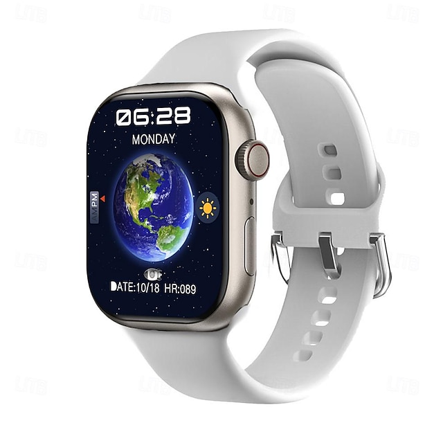  696 HK9promax+ Smart Watch 2.02 inch Smartur Bluetooth Skridtæller Samtalepåmindelse Sleeptracker Kompatibel med Android iOS Herre Handsfree opkald Beskedpåmindelse Altid på skærmen IP 67 46mm urkasse