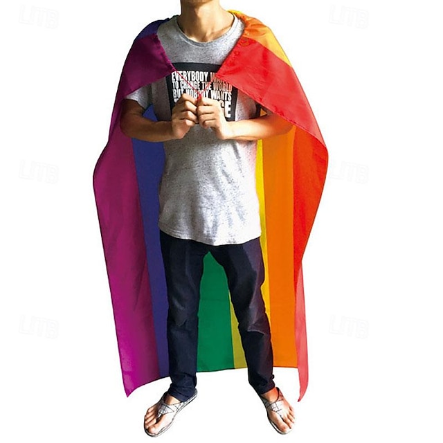  lgbt pride viitta sateenkaari lippu ulkoilu viitta lippu koristelu lippu