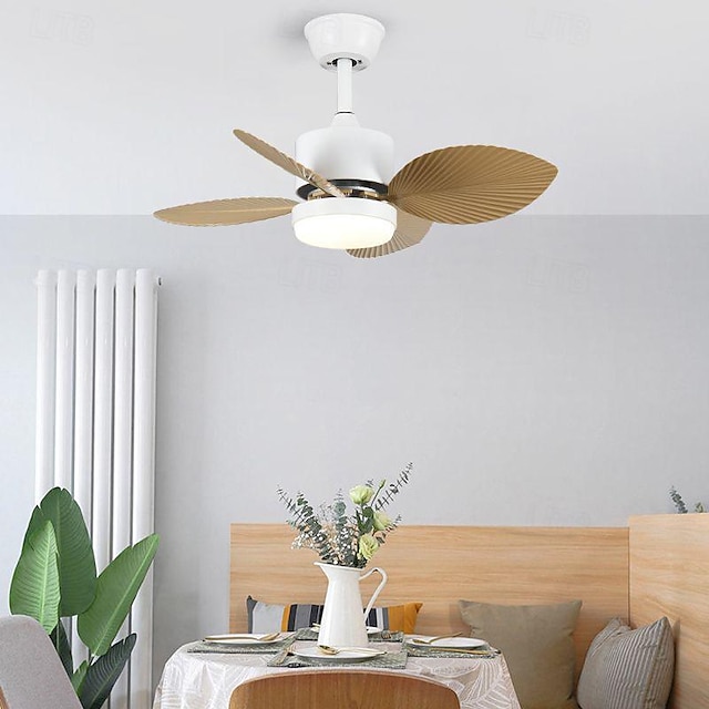  LED Ceiling Fan Ceiling Hanging Globe Over Table 1-Light 60 cm Single Design 3-Color-Light  Resin Metal Painted Finishes Modern Nordic Style Bedroom Dining Room 110-240V