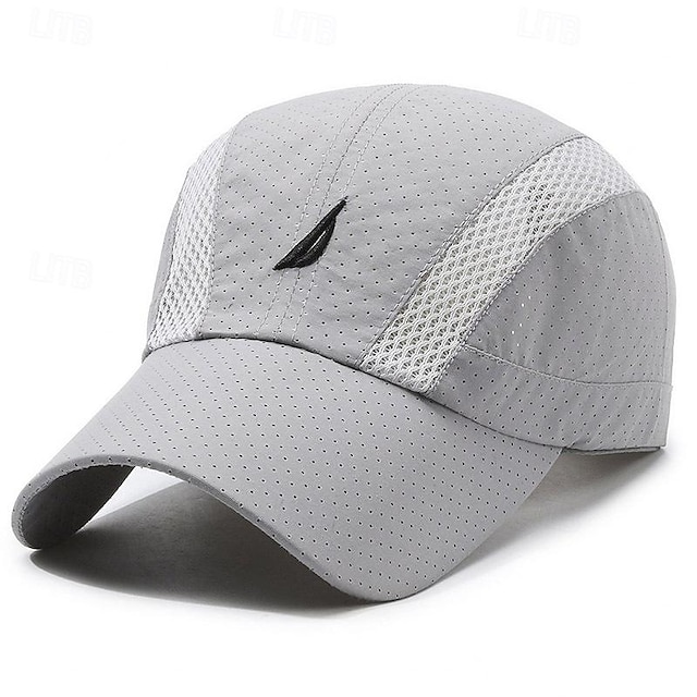  Men's Baseball Cap Sun Hat Trucker Hat Black Navy Blue Polyester Embroidery Fashion Casual Street Daily Letter Adjustable Sunscreen Breathable