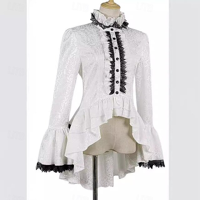 Samickarr Victorian Dress Renaissance Costume For Women Irish Dress Medieval Dress Vintage Ball Gown Witch Costumes Victorian Faire Costumes Flare Sleeve Princess Halloween Cosplay