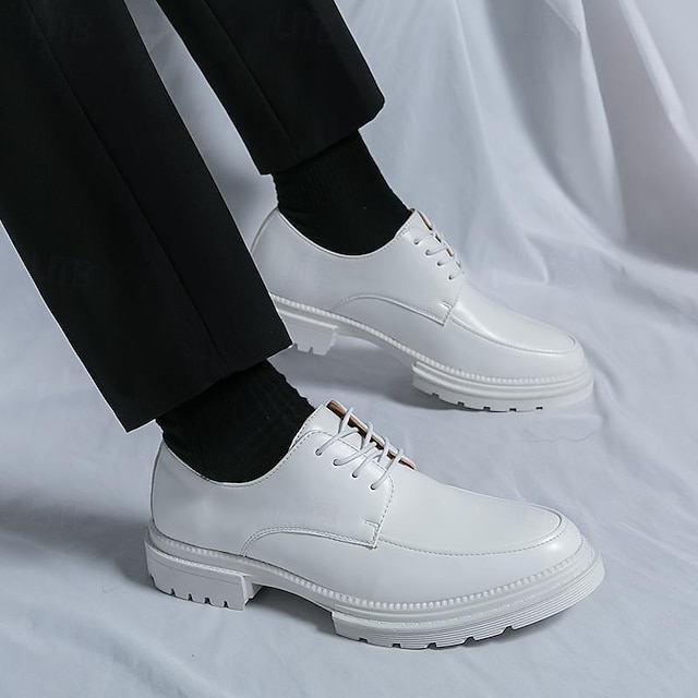  Bărbați Dame Oxfords Mocasini & Balerini Încălțăminte casual pentru bărbați Retro Pantofi formali Pantofi de confort Plimbare Pantofi Siguranță Afacere Casual Chinoiserie Zilnic Birou și carieră PU