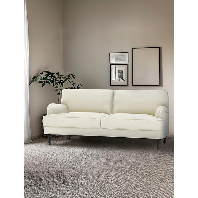 100% Cotton Sofa Cover 3 Seater Solid Color Quilted Cotton Slipcovers STOCKcover LITB PRIME cover 34