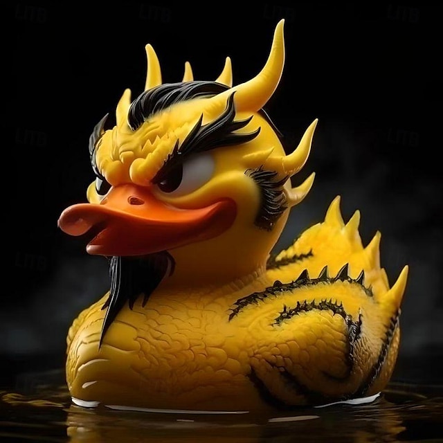  Statue de canard en résine, collection de canards sataniques, punk, gothiques et rock'n'roll – ajouts parfaits pour Mme. Affichage excentrique et au thème sombre de Valentina