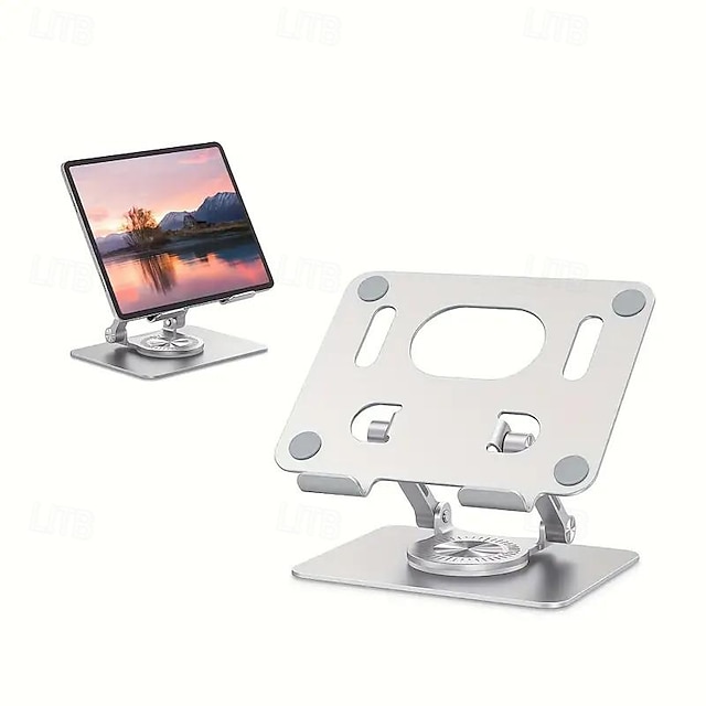  Aluminum Tablet Stand Folding Aluminum Profile 360 Rotation Hollow Cooling Stand