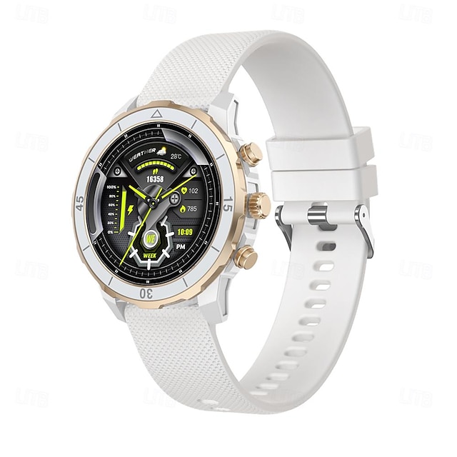  696 LC315B Smart Watch 1.27 inch Smartwatch Fitness Running Watch Bluetooth Pedometer Call Reminder Sleep Tracker Compatible with Android iOS Women Men Hands-Free Calls Message Reminder IP 67 41mm