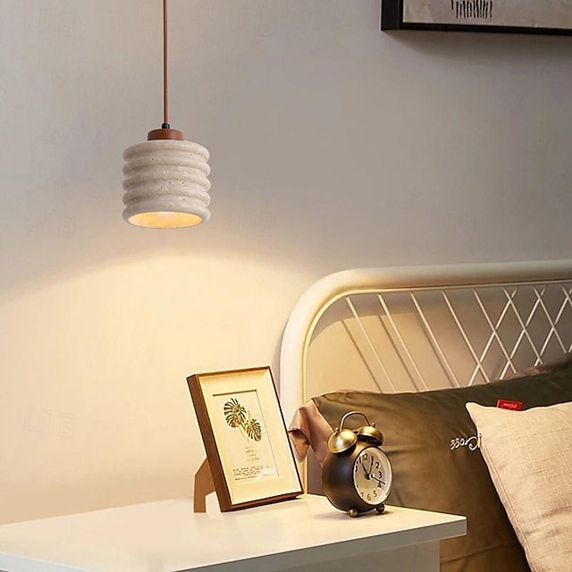 Elegant White Japanese Style LED Pendant Light
