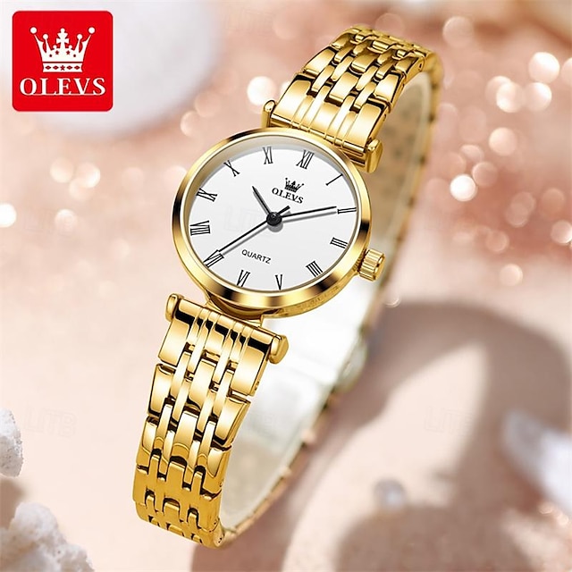  New Olevs Olevs Brand Fashion Women'S Quartz Watch Simple Fashion Trend Travel Sports Leisure Waterproof Steel Belt Women'S Wristwatch
