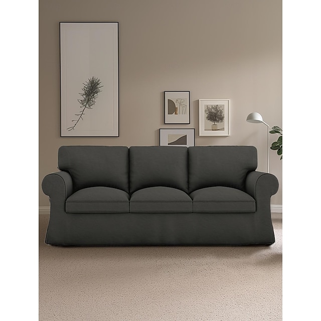 Ektorp Sofa Cover for Armchair, Loveseat, 3 Seat, Cotton Cover for The