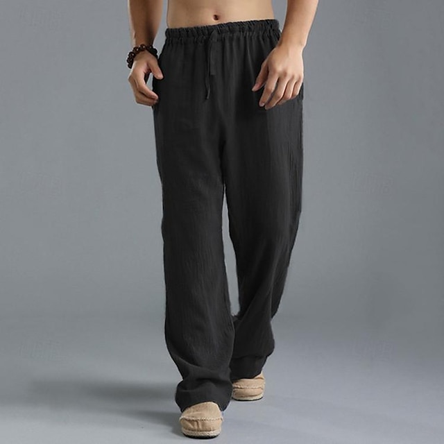  Medieval Renacimiento pantalones piratas Pirata Vikingo Color sólido Hombre Vikingo Pirata Víspera de Todos los Santos Carnaval Vacaciones Fiesta / Noche LARP Adulto Pantalones Primavera verano