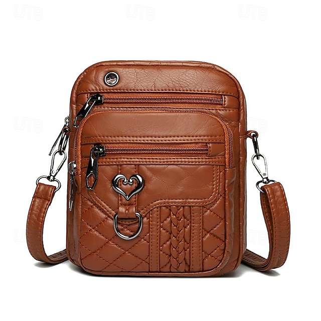 Women's Crossbody Bag Mobile Phone Bag PU Leather Daily Zipper Large ...