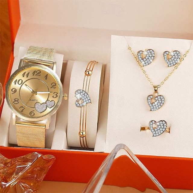  Femme Montres à quartz Diamant Avec chaîne bling Strass Chronographe Alliage Suivre