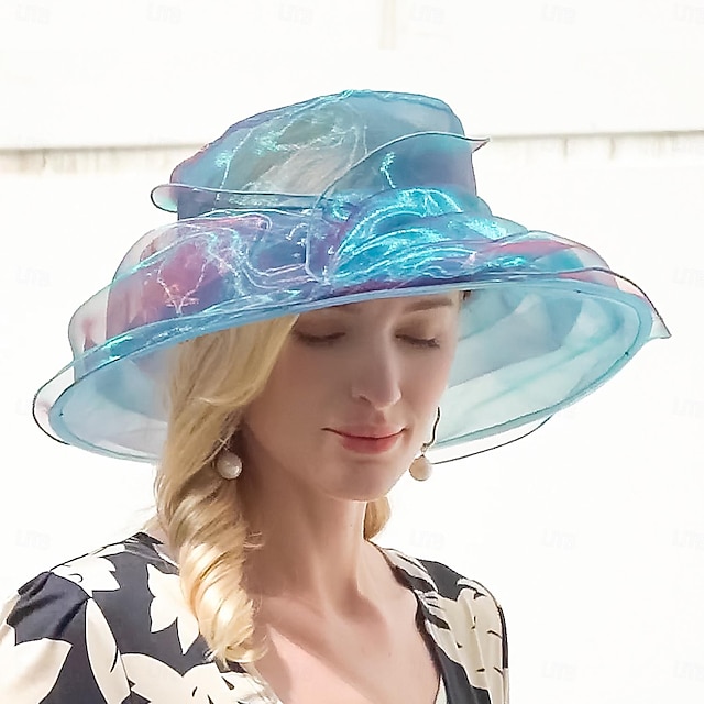  cappelli di seta di ghiaccio eleganti in stile classico semplice con fiocco 1pc copricapo per feste / serate / tea party / occasioni speciali / ufficio  &
