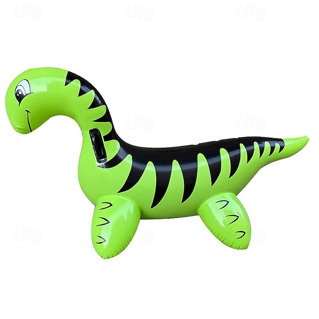  oppustelig dinosaur flyder pool legetøj ride-on oppustelig swimmingpool strand flyder sommervand sjov flydende tømmerflåde for børn og voksne