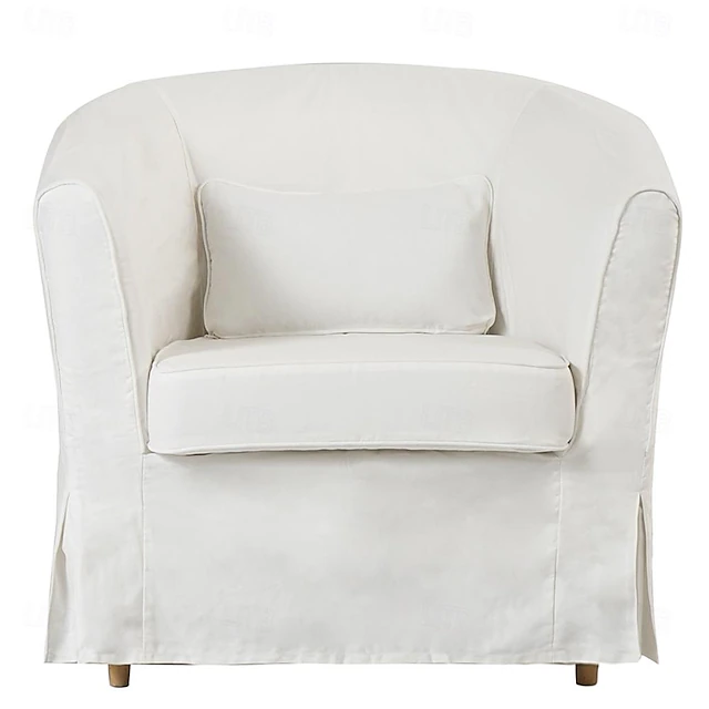 100% Cotton Armchair Cover Solid Color Quilted Cotton Slipcovers TULLcover LITB PRIME cover 7
