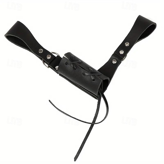 Dxhycc Fascia Da Pirata In Raso, Grande 350x27 Cm, Cintura Per Costume Halloween Medievale Rinascimentale, Colore Nero - 2