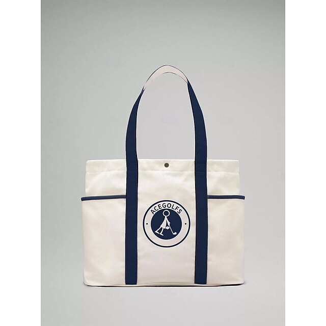 FF Medium Canvas Tote Bags - Navy Blue