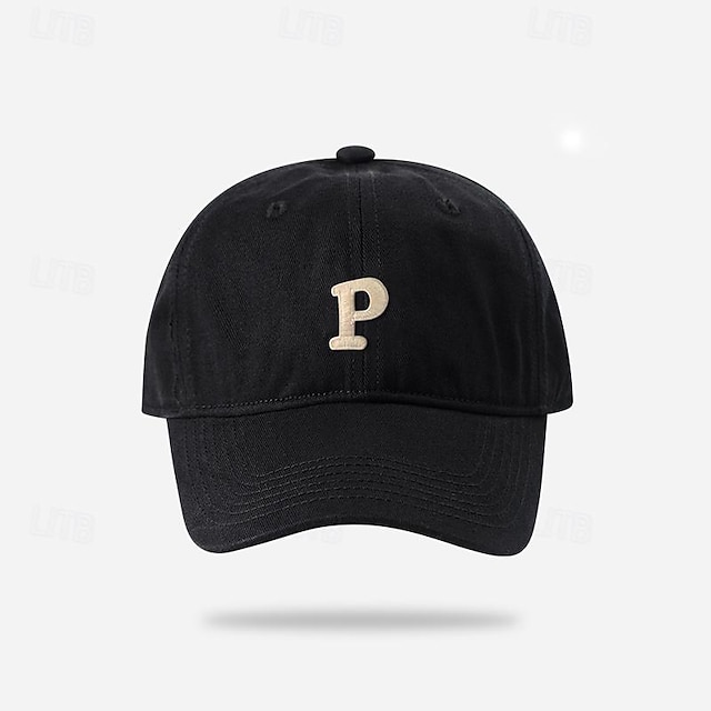  Herren Cap Basecap Sonnenhut Kappe Schwarz Rosa Baumwolle Bestickt Modisch Brautkleider schlicht Strasse Täglich Buchstabe Einstellbar Sonnenschutz Atmungsaktiv