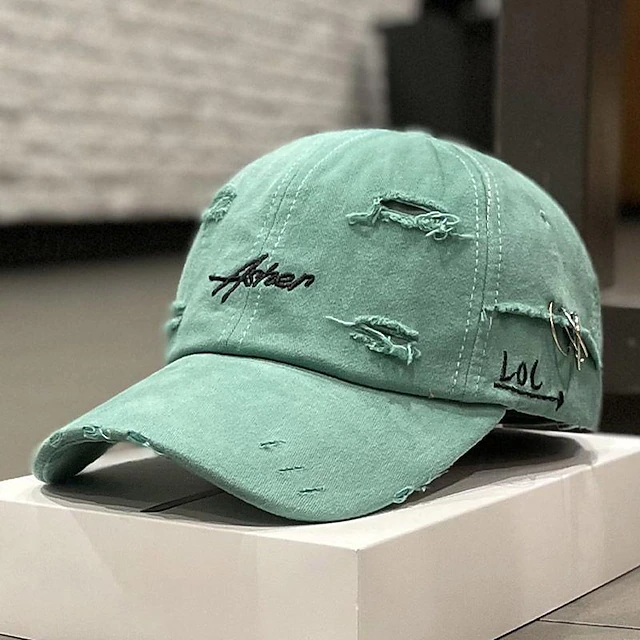 Women's Hat Baseball Cap Portable Sun Protection Breathable Street Daily Weekend Embroidery Letter 5