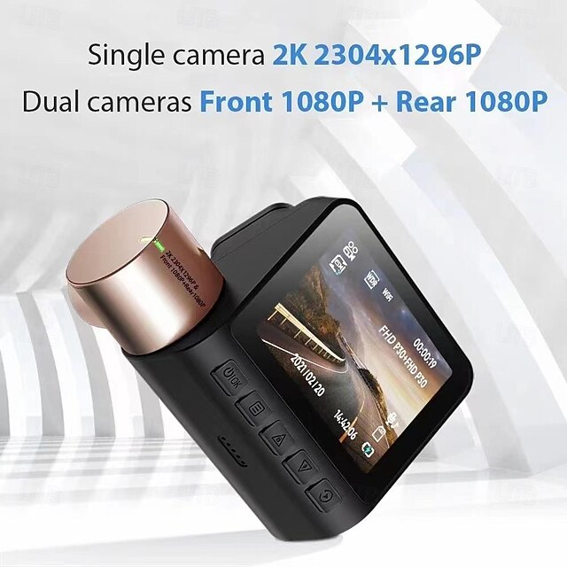  nm-v30 2k dashcam à objectif unique 2304*1296p avec wifi 70mai dashcam