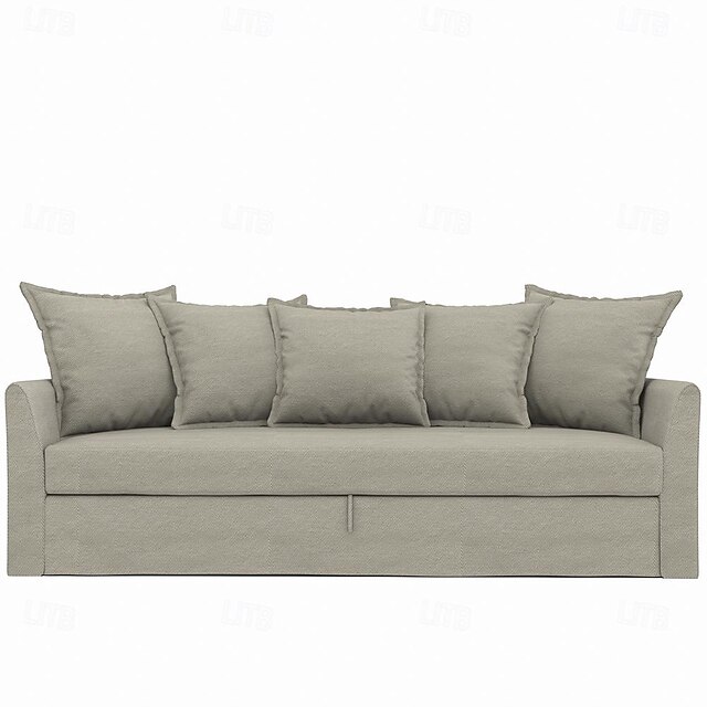 Sofa Cover 100% Cotton Solid Color Quilted Cotton Slipcovers HOLcover LITB PRIME cover 19