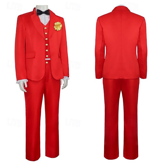 Zombie Beetlejuice Halloween Outfits Fancy Costume Suits & Blazers Beetlejuice 2 Horror Adults' Couple's Men's Halloween Carnival Performance Easy Halloween Costumes Dress Up4