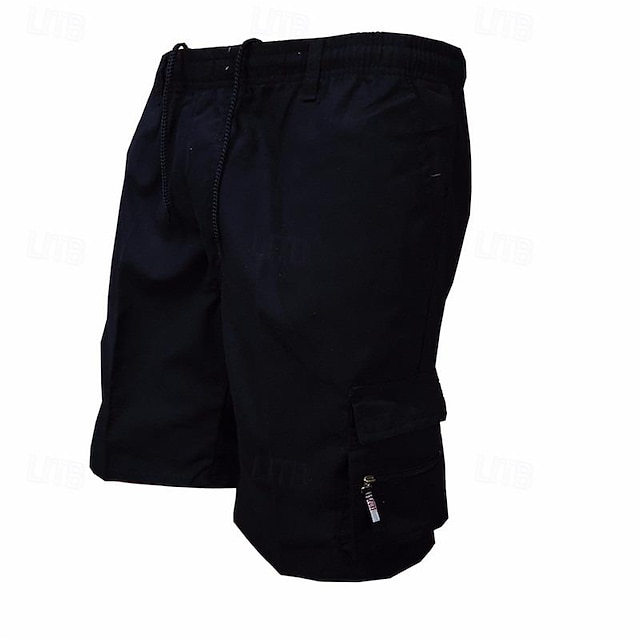  Voor heren Cargoshorts Wandelshorts Militair Zomer Buiten Normale pasvorm waterdicht Sneldrogend Ademend Short / Broekje Zak met rits Zwart Leger Groen Jagen Klimmen Kamperen / wandelen / grotten