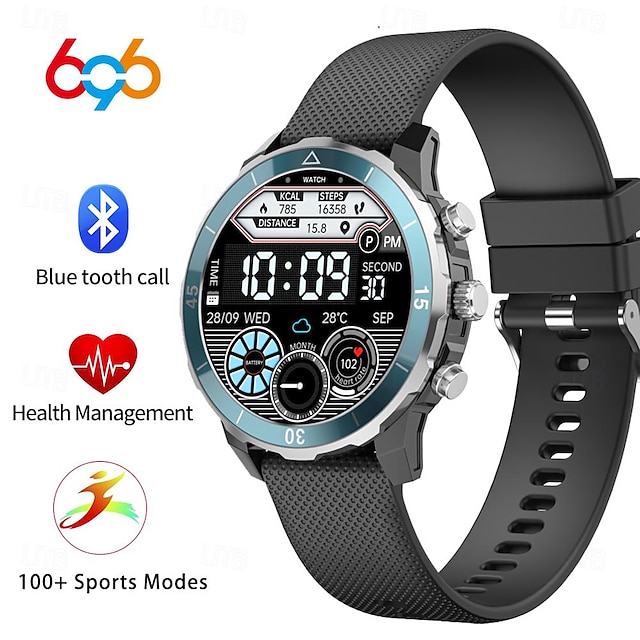  696 LC315B Inteligentny zegarek 1.27 in Inteligentny zegarek Bluetooth Krokomierz Powiadamianie o połączeniu telefonicznym Rejestrator snu Kompatybilny z Android iOS Damskie Męskie Odbieranie bez