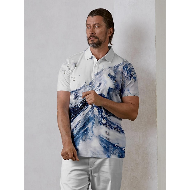  Inked Skins Men's Polo Top UPF50+