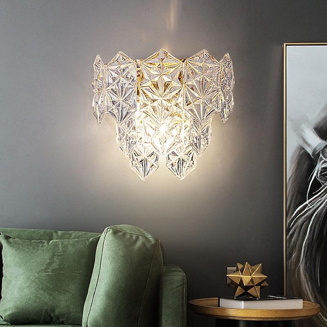  appliques murales d'intérieur à LED source de lumière 3 couleurs 30 cm 2 lumières Vienne spectre complet magnificence applique murale moderne métal verre e14 pour chambre salle de bain vanité salon