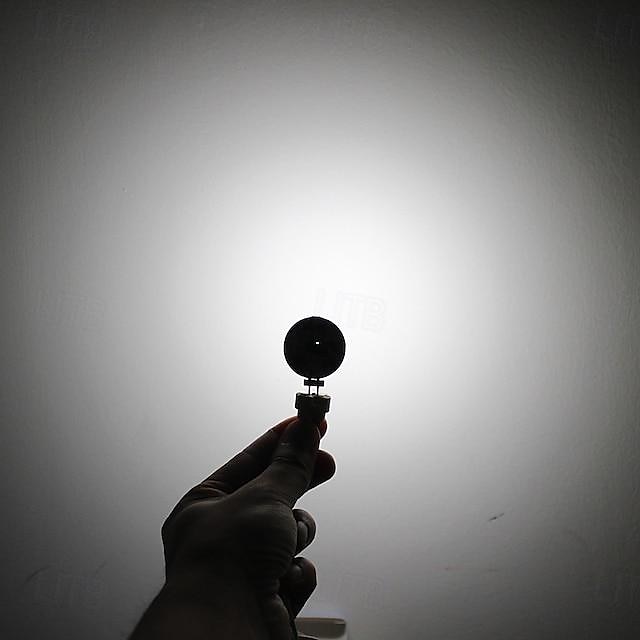  Ampoules LED G4 à deux broches de 1,5 W équivalentes à une ampoule halogène de 15 W DC 12 V à intensité variable 9 LED 5050 SMD Angle de faisceau de 180 degrés G4 Base à deux broches Ampoule encastrée
