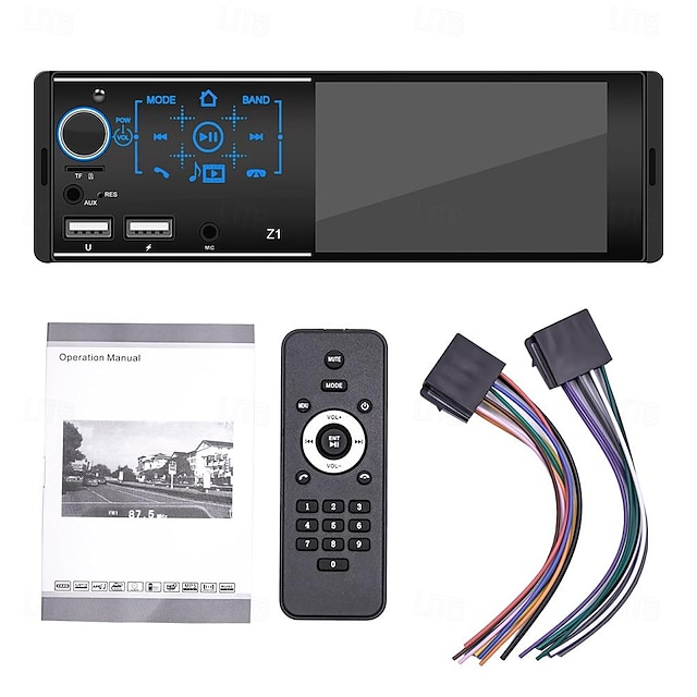 Nouveau modèle 4.1 pouces simple 1 din système de musique de voiture mp5 radio lecteur vidéo wince autoradio avec bt fm sd usb aux