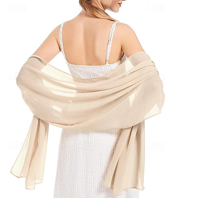 chiffon shawls for dresses YESSA Womens Black Shawl Evening Dresses,Sequin Evening Wraps and Formal Rhinstone Dressy Shawls and Wraps for Evening Wear/Wedding/Party at Amazon Women's Clothing store Evening Gown Shawl Womens Chiffon Shawl Wedding Shawl Formal Gown Shawl Bride Bridesmaid Shawl Soft Scarf Features Powder Tan Chiffon Shawl, Mother