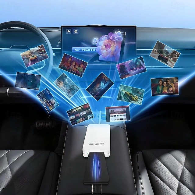  Carlinkit HD2CP-OVA-WH 3.5 インチ ワイヤレスCarplay プラグアンドプレイ のために